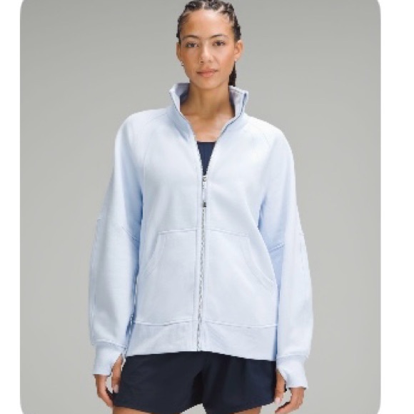 Lululemon Scuba Oversized Funnel Neck Full Zip - Size XS/S - Windmill - Picture 1 of 4